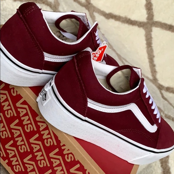 ••VANS OLD SKOOL PLATFORM Port Royale/True White W - Picture 11 of 16